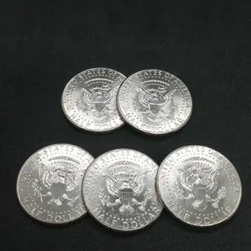 새상품급 케네디 하프 달러 레귤러 코인 매직 5매 세트 마술