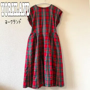 YORKLAND 요크랜드 타탄 체크 원피스 빈티지