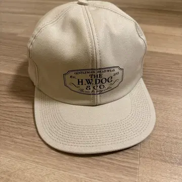 THE H.W DOG & CO 캡 베이지 38