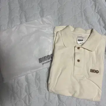 BIRDOG 피케 셔츠 크림색 L 사이즈