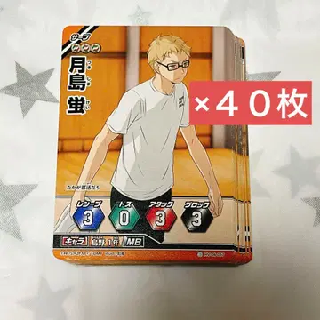 하이큐 바보카 40장 세트 츠키시마 츠키시마 케이