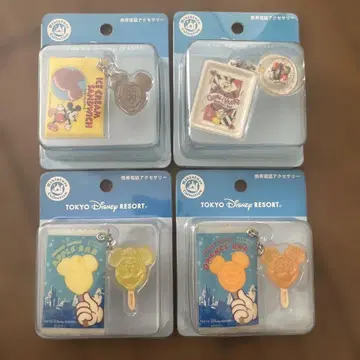 디즈니 파크 푸드 아이스 핸드폰 참 미키 미니 앨리스