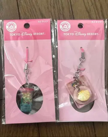 디즈니 미니어처 피규어 파크 후드 스트랩 참 아리엘