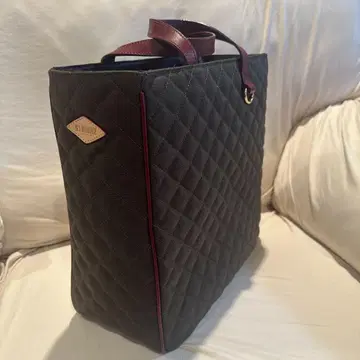 MZ WALLACE 캔버스 퀼팅 토트백