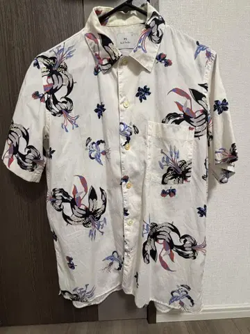 Paul Smith 꽃무늬 반팔 셔츠 S