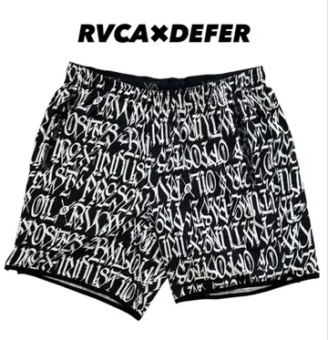 새상품급 RVCA X DEFER YOGGER 워크 팬츠 숏팬츠 M