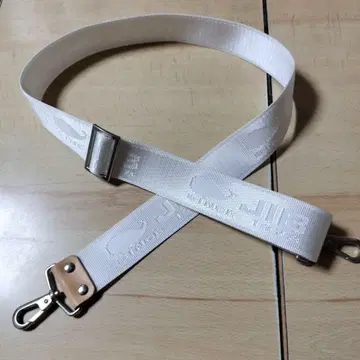 JIB 백용 숄더 벨트 화이트 4cm 폭