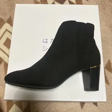 컨디션 최상! PLST 하타라쿠 슈즈 부츠 블랙 스웨이드 L 사이즈