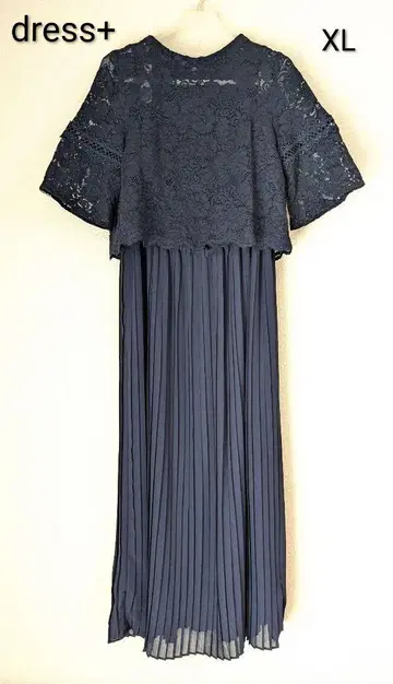 dress+ 드레스플러스 포멀 원피스 네이비 / XL