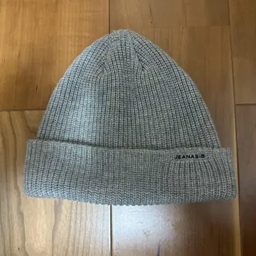 JEANASIS 그레이 니트 모자