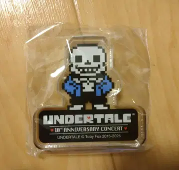 UNDERTALE 10주년 회장 한정판 가챠 아크릴 블록 샌즈