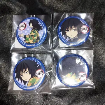 토미오카 기유 귀멸의 칼날 ufotable 카페  캔뱃지 세트