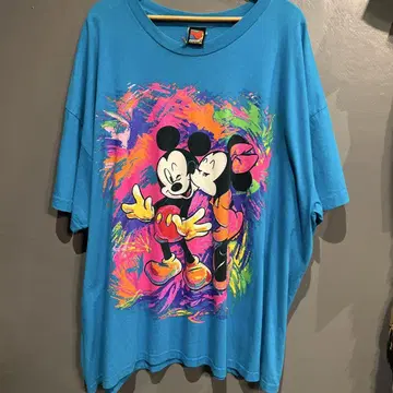 90s Disney Mickey Unlimited 미키 미니 티셔츠
