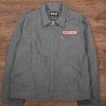쇼트 schott 워크 자켓 그레이 와펜 XL 사이즈