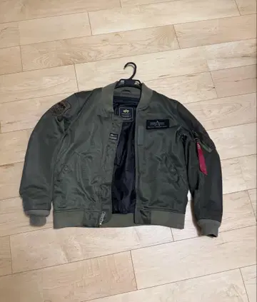 Alpha 알파 MA-1 스타일 자켓 올리브 그린