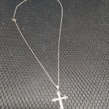 p/s 각인 플라티나 실버 목걸이 42cm~43cm