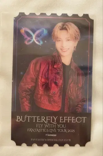 FANTASTICS 클리어 티켓 기무라 케이토