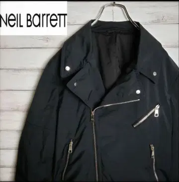 [ 구하기 어려움 ] NEIL BARRETT 라이더 자켓 나일론 아우터