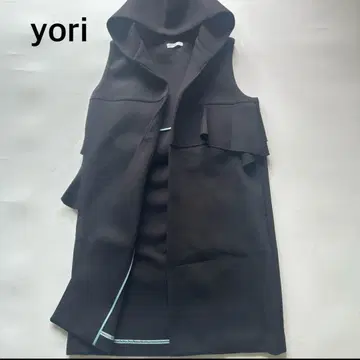 2021AW yori 백 티어드 프릴 폰딩 롱베스트 베스트