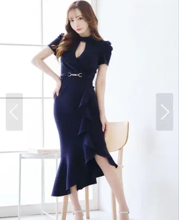 [ 새상품 ] 택 포함 네이비 드레스 M 사이즈