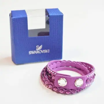 스와로브스키 Slake Purple Dot 팔찌
