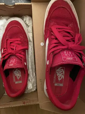 VANS 컨트롤 스니커즈 레드