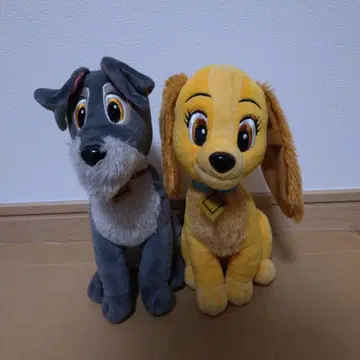 101마리 강아지 이야기 레이디 & 트럼프 봉제 인형 2개 세트
