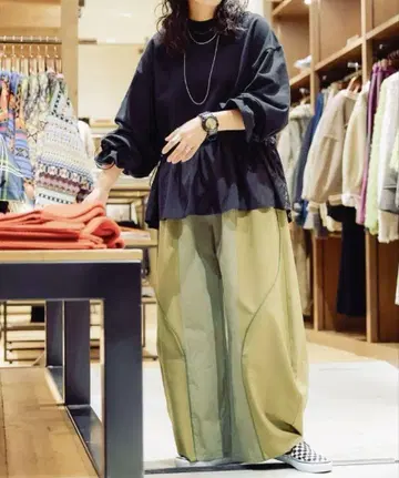 니코앤드 미사요 하기 와이드 팬츠 M
