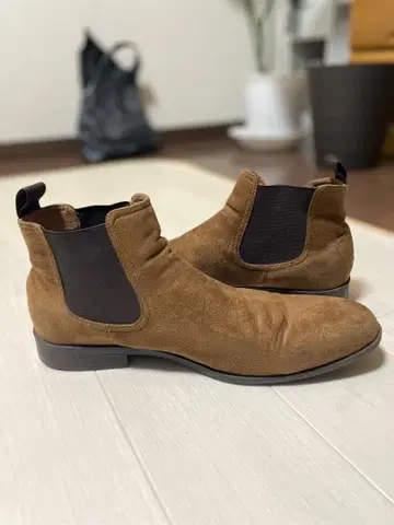 브라운 남성용 첼시 부츠 부츠