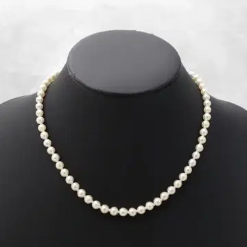 펄 약 5mm G.SV BOTTOM PAT.P 각인 목걸이