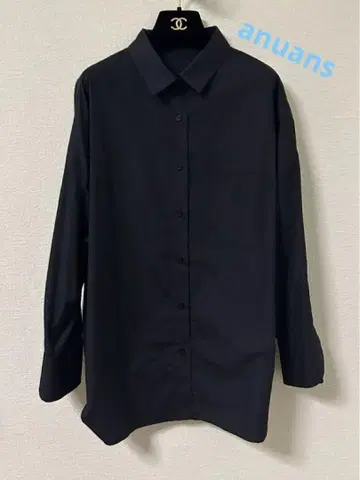 [새상품급] anuans 아뉴앙스 스탠다드 셔츠 NAVY 네이비