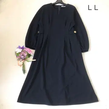 So Close 소클로스 허리턱 원피스 네이비 LL