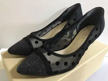 르 탈론 Le Talon 도트 펌프스 23cm 블랙