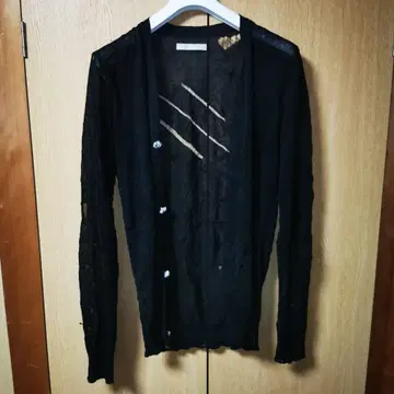 넘버나인 데미지 가디건 넘버나인 사이즈 3