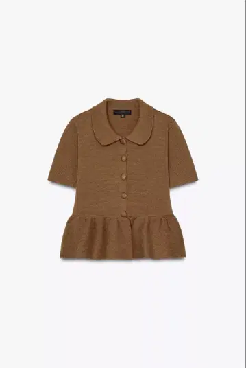 ZARA 니트 페플럼 가디건 S 사이즈