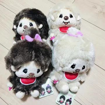 몬치치 포동포동 손뜨개 봉제 인형 전 4종 세트