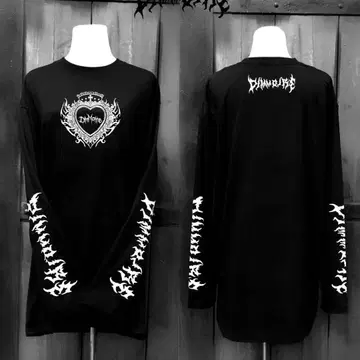 dimmoire 디모아르 롱t heart core 블랙