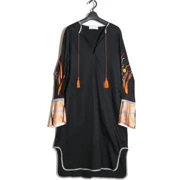 Mame Kurogouchi Floral Embroidery Dress
