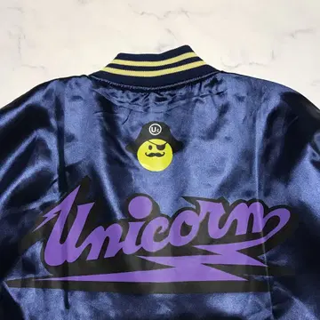L 사이즈 유니콘 오쿠다 타미오 점퍼 나일론 바시티 자켓 자켓