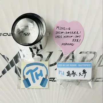 INI XQUARE 명찰 스티커 타카츠카 히로무