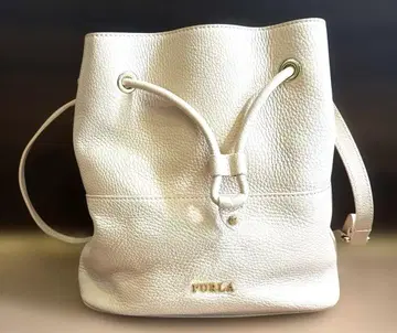 FURLA 훌라 핸드백 숄더백 가죽 핑크 주름 가죽
