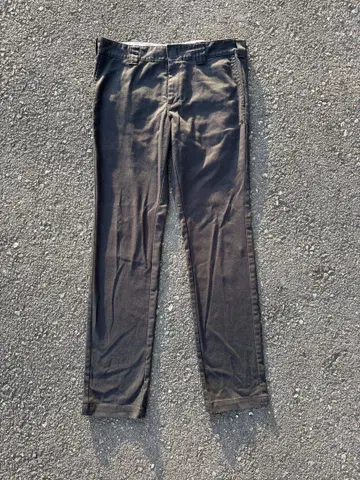 Dickies 874 블랙 슬림핏 워크 팬츠