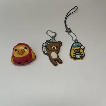 키이로이토리 리락쿠마 키체인 클립