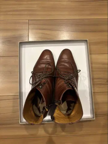레이디스 천연 가죽 숏부츠