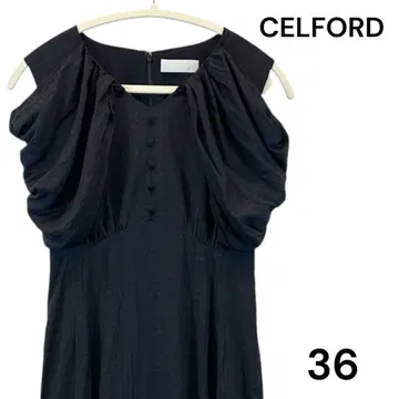[ 새상품급 ] CELFORD 원피스 네이비 36사이즈