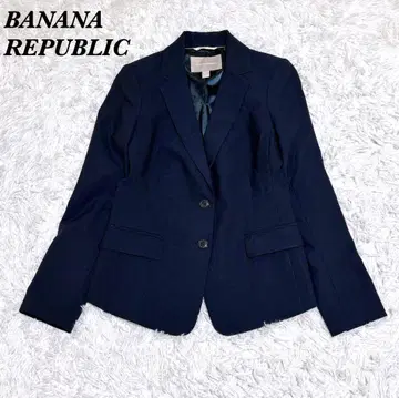 새상품급 BANANA REPUBLIC 테일러드 자켓 2P 네이비
