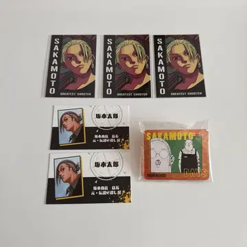 사카모토 데이즈 랭크 쿠키 명함 카드 아크릴 배지 사카모토