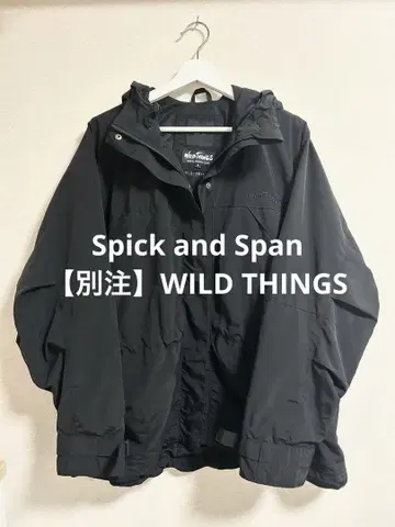 Spick and Span [별주] WILD THINGS 자켓*블랙