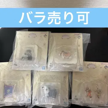 디즈니 프린세스 제일복권 E상 미니 피규어 참 5종 세트