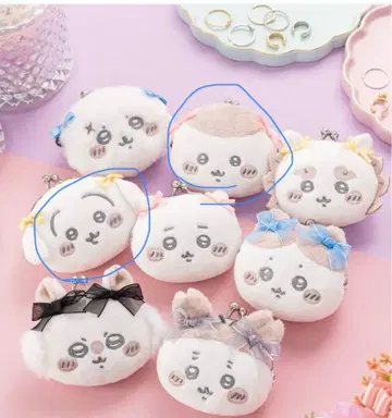 치이카와 (먼작귀) 리본 가마구치 동전 지갑 소품함 토끼 밤만쥬